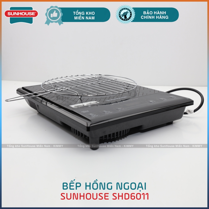 Bếp hồng ngoại đơn tặng vỉ nướng Sunhouse SHD6011